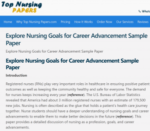 Explore Nursing Goals for Career Advancement 
