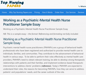 Working as a Psychiatric-Mental Health Nurse Practitioner