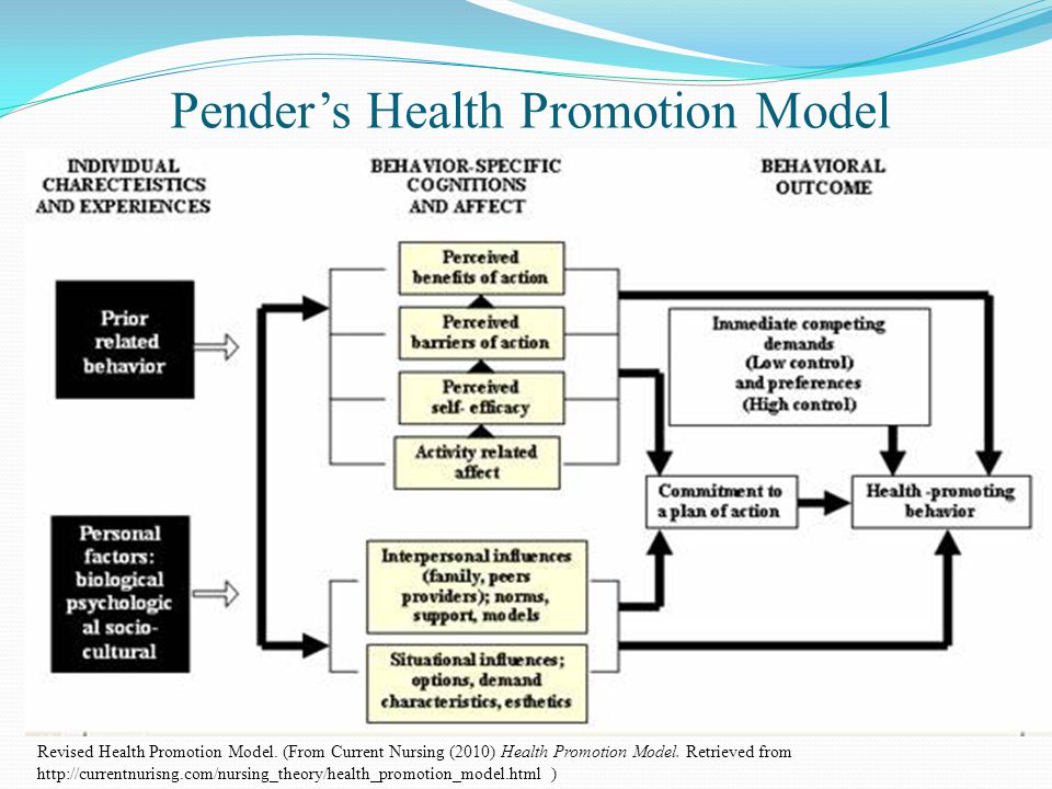 Pender’s+Health+Promotion+Model
